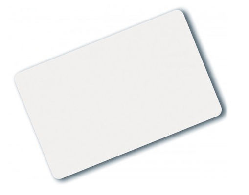 Le blanc CR80 vide a pré imprimé des cartes de PVC pour des imprimantes de Datacard