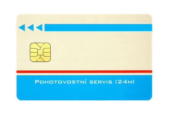 Contact Smart SLE4428 IC Chip Card de PVC de 85.6*54 millimètre