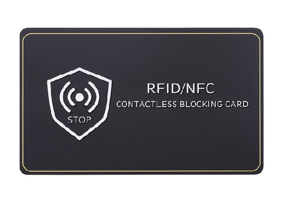 Vol 13,56 mégahertz RFID de protecteur de carte de crédit anti bloquant des cartes
